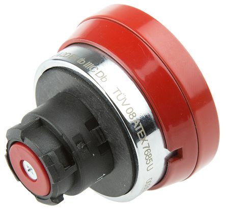 Schmersal Explosion Proof Emergency Button, Pull to Reset, Red 45mm Mushroom Head