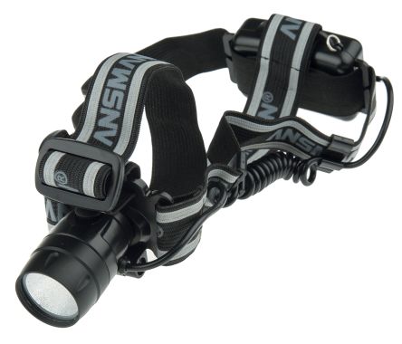 Ansmann LED Head Torch AAA, Black, Aluminium Case