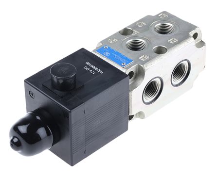 Bosch Rexroth Oil Control CETOP Mounting Hydraulic Flow Control Valve, R933003835, 6-way, 12V dc, 90L/min