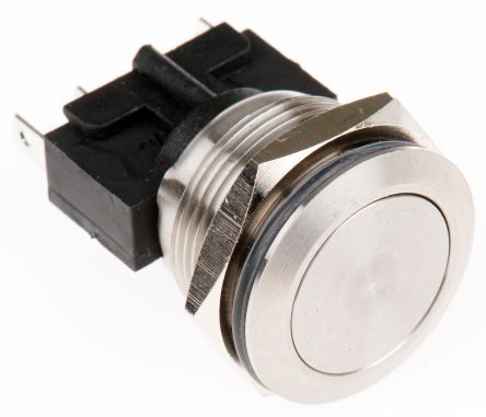 SP Momentary Push Button Switch, IP66, Panel Mount