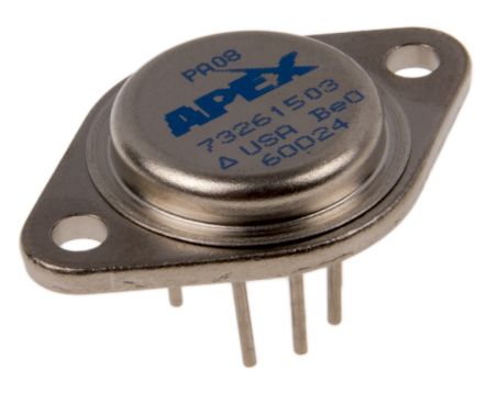 Apex PA08 High Voltage Op Amp, 5MHz, 8-Pin TO-3