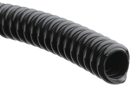 Adaptaflex XF Xtraflex PVCu Spiral Coated PVC Extra Flexible Conduit Black 16mm IP65 10m