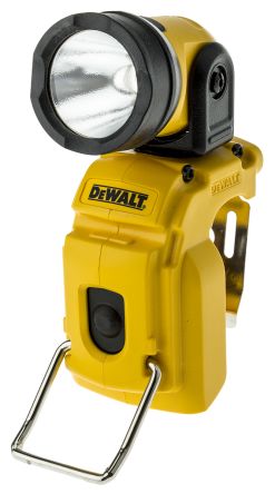 Dewalt Torch LED Right Angle Battery pack, Yellow, Plastic Case