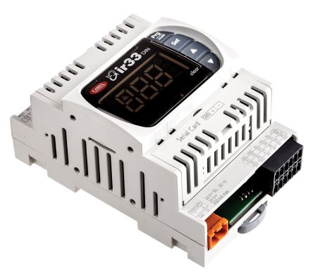 Carel IR33 PID Temperature Controller, 144 x 70mm, 2 Output Relay, 24 V ac/dc Supply Voltage