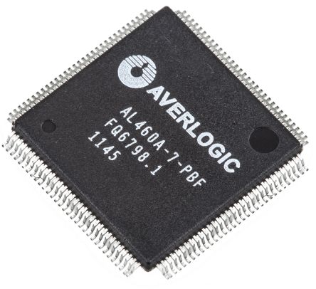 AverLogic AL460A-7-PBF, FIFO Memory, Single 128Mbit, 8M x 16, Uni-Directional 105MHz, 2.5 &#8594; 3.3 V, 128-Pin LQFP