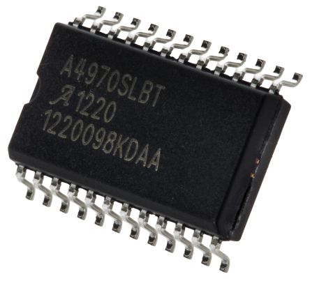 Allegro Microsystems A4970SLBTR-T Stepper Motor Driver IC, 45 V 0.75A, 24-Pin SOIC W