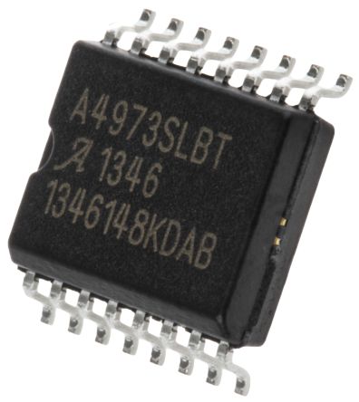 Allegro Microsystems A4973SLBTR-T Brushed DC Motor Driver IC, 50 V 1.5A, 16-Pin SOIC W