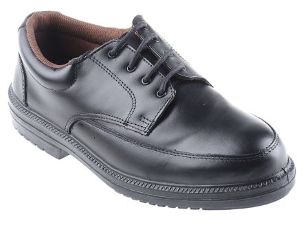 Dickies Executive Safety Shoes - UK 7, Steel Toe Cap, Black