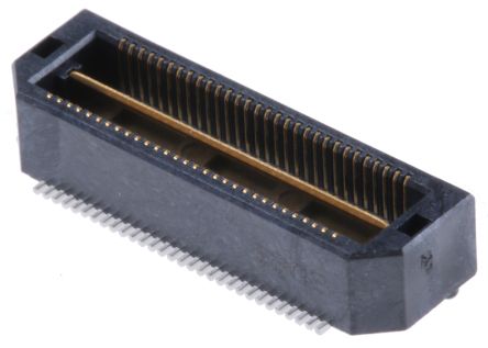 Samtec QTH Q Strip Series, 0.5mm Pitch 60 Way 2 Row Straight PCB Header, Surface Mount, Solder Termination