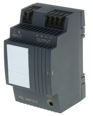 Switch Mode DIN Rail Panel Mount Power Supply, 12V dc/ 2A