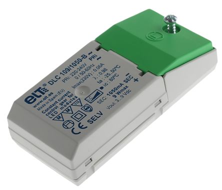 ELT DLC 109/1050-B, Constant Current Dimmable LED Driver 9W 3 &#8594; 9V 1.05A