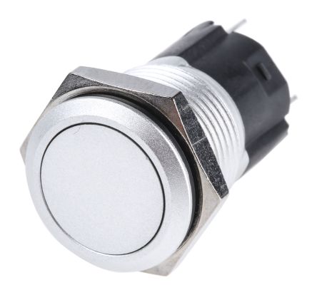 NO/NC Momentary Push Button Switch, IP65, IP67, 16 (Dia.)mm, Panel Mount