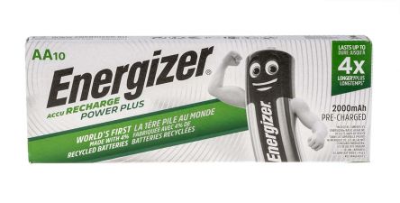 Energizer Precharged NiMH Rechargeable AA Batteries, 2000mAh