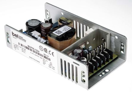 BEL POWER SOLUTIONS INC 55W Embedded Switch Mode Power Supply SMPS, 2.5A, 24V dc