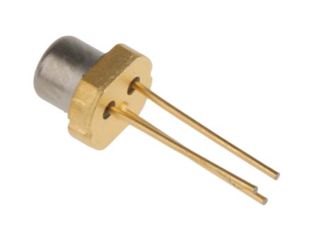 Osram Opto PL 520_B1_2, 515nm Green Laser Diode, Continuous Wave 50mW 7 &#8594; 8 V, 3-Pin TO-56 package