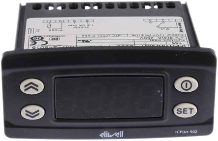 Eliwell On/Off Temperature Controller, 74 x 32mm, NTC, PTC Input, 12 V Supply, -50 &#8594; +140&#176;C Measurement Range