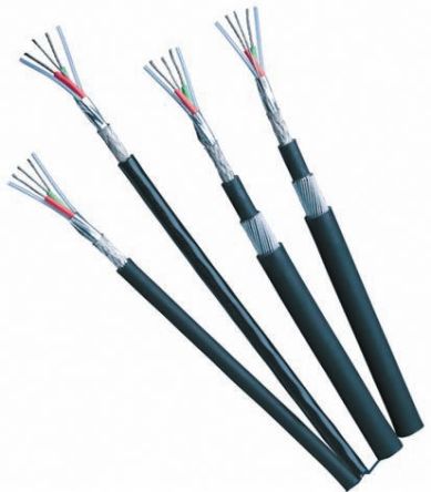 Belden 2 Core Profibus Black PVC Profibus Cable, 120m