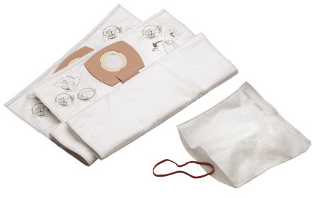 Sidamo Vacuum Bags x5 for DCP 25 / DCP 25S / DCI 35-S Vacuum cleaners, 4L