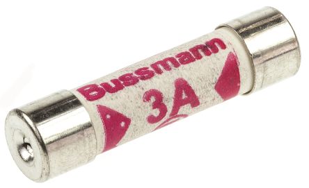 Cartridge Fuse, F, 3A, 6.3 x 25.4mm