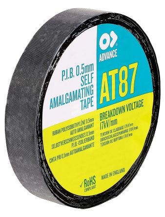Advance Tapes AT87 Black Self Amalgamating Tape 19mm x 10m