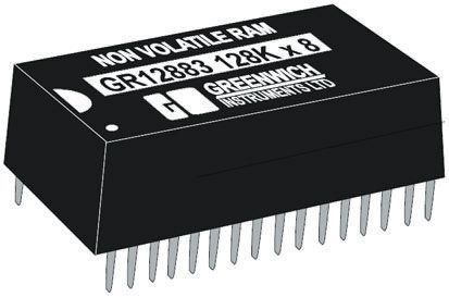 Greenwich Instruments GR12883 NVRAM Memory, 1Mbit, 100ns, 5V 32-Pin PDIP