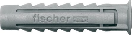 Fischer Fixings Nylon Wall Plug 70008, fixing hole diameter 8mm, length 40mm