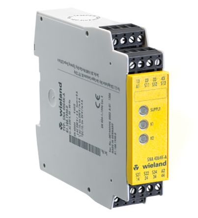 SNA 4043K Safety Relay, Dual Channel, 115 &#8594; 120 V ac, 3 Safety, 1 Auxiliary