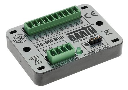 BARTH STG-580 MOD Logic Control, 2 (DC Digital), 3 (Analogue) x Input, 1 (PWM), 1 (Solid-State), 4 (Power) x Output