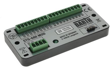 BARTH STG-680 MOD Logic Control, 4 (DC Digital), 6 (Analogue) x Input, 1 (PWM), 1 (Solid-State), 8 (Power) x Output