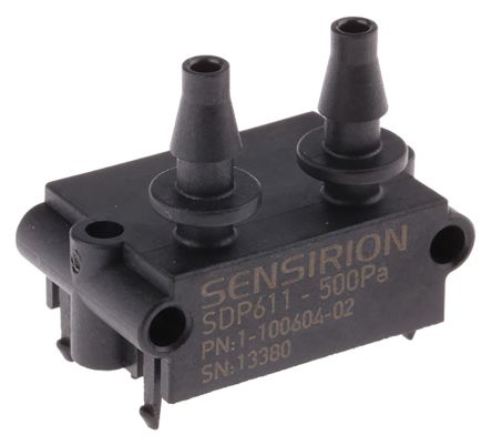 Sensirion Differential for Air, Nitrogen Gas, Oxygen Gas Pressure Sensor maximum pressure reading 500Pa 3.6 V