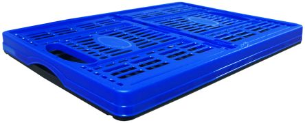Viso 30L Blue PP Storage Box, 235mm x 475mm x 350mm