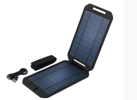 Powertraveller Folding solar panel for use with Smartphone, GOPRO, GPS, Sat Phone, Smart Watch, Ipod
