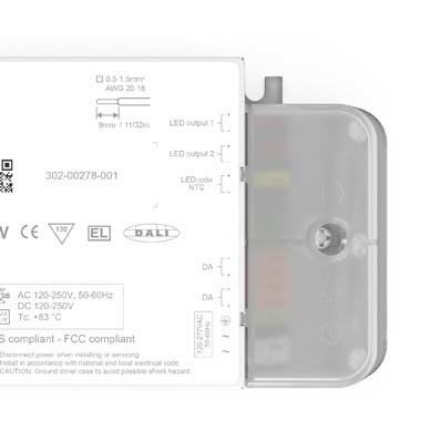 eldoLED SL0560A2, Constant Current Dimmable LED Driver 50W 55V 150 &#8594; 1400mA, SOLOdrive Series