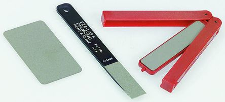 Eze Lap Fine Single Sided Card Sharpening Stone, 3-1/4in x 2in x 76mm
