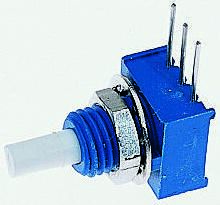 Bourns 3310C Series Conductive Plastic Potentiometer with a 3.17 mm Dia. Shaft, 1M&#937;, &#177;20%, 0.25W, &#177;1000ppm/&#176;C