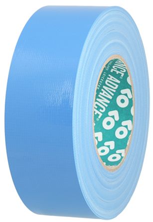 Advance Tapes AT175 High Quality Gloss Blue Cloth Tape, 50mm x 50m, 0.23mm Thick