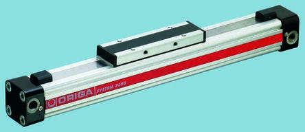 Parker Origa Rodless Pneumatic Cylinder OSP-P25-00000-00600 0.197 kg @ 100 mm Stroke 0.65 kg @ 0 mm Stroke