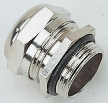 SES Sterling PG16 Nickel Plated Brass Cable Gland, 8 &#8594; 15mm Cable Dia Range, IP68