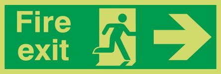rspropet安全出口指示牌绿色白色英语标示fireextinguisher灭火器