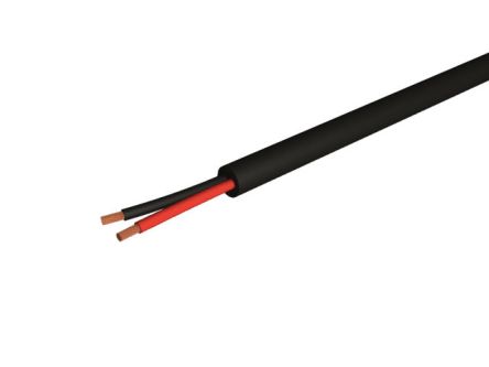 S2Ceb-Groupe Cae 100m 2 Core Multicore Speaker Cable, 1.5 mm&#178; CSA Polyvinyl Chloride PVC Sheath Material