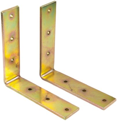 115 x 30mm 6 Hole Steel Angle Bracket, 4mm Thickness