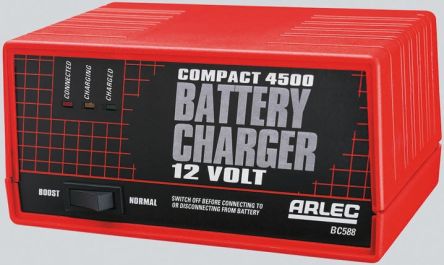 Arlec 12V, 4.5A Lead Acid Battery Charger, AUS, NZL Plug