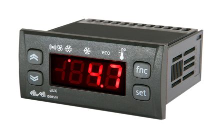 Eliwell On/Off Temperature Controller, 74 x 32mm, PTC Input, 12 V ac/dc Supply, -50 &#8594; +140&#176;C Measurement Range