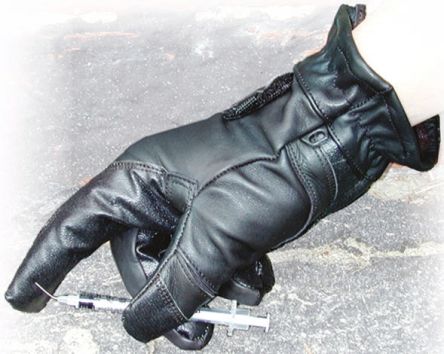 Safety First Aid Group Black Puncture Resistant Aramid Carbon Fibre Reusable Gloves 10 - L