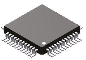 VS1011E-L, Audio Decoder MPEG Stereo 18bit- SPI 48-Pin LQFP