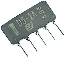 Beckman D5-1A Quad Diode, Common Anode, 80V 100mA, 4ns, 5-Pin SIP