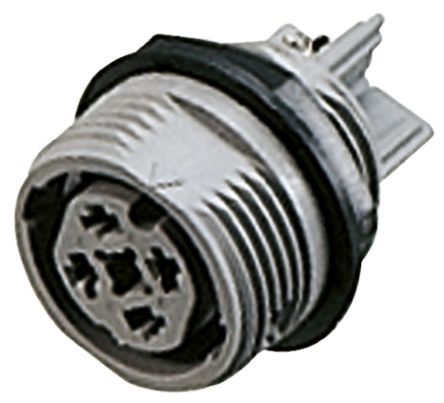 Sato Parts, 4 Pole Cable Mount Connector Socket, Female Contacts