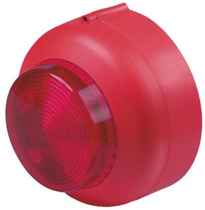 LED, Flashing Beacon VXB Series, Red, Surface Mount, 20 &#8594; 35 V dc