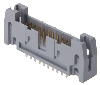 ASSMANN WSW AWH Series, 2.54mm Pitch 14 Way 2 Row Shrouded Straight PCB Header, Through Hole, Solder Termination