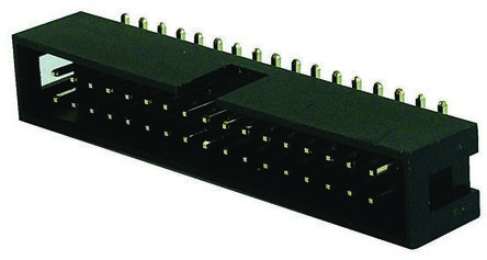 ASSMANN WSW AWHW Series, 2.54mm Pitch 16 Way 2 Row Shrouded Straight PCB Header, Surface Mount, Solder Termination